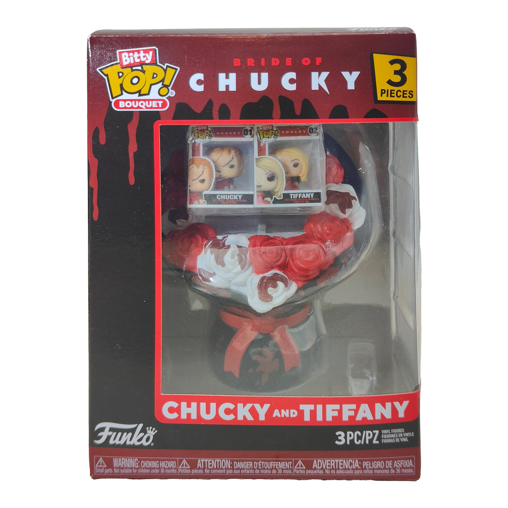 Bride of Chucky Valentine's Chucky and Tiffany Funko Bitty Pop Bouquet