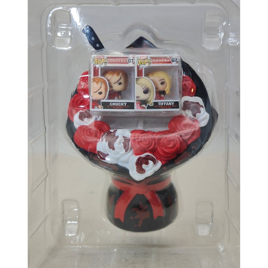 Bride of Chucky Valentine's Chucky and Tiffany Funko Bitty Pop Bouquet