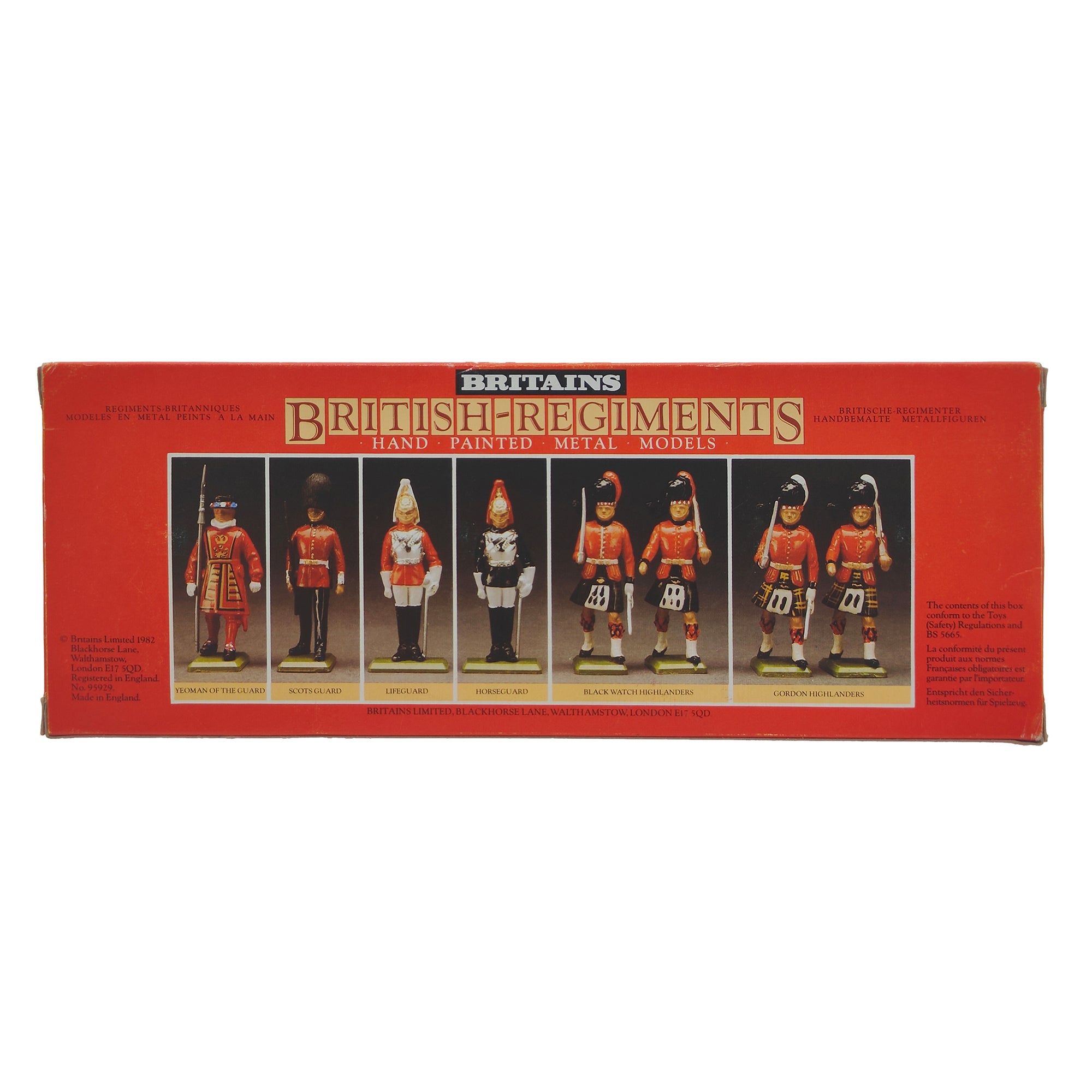 Britains Metal Models  6 Gordon Highlanders 7245 1986