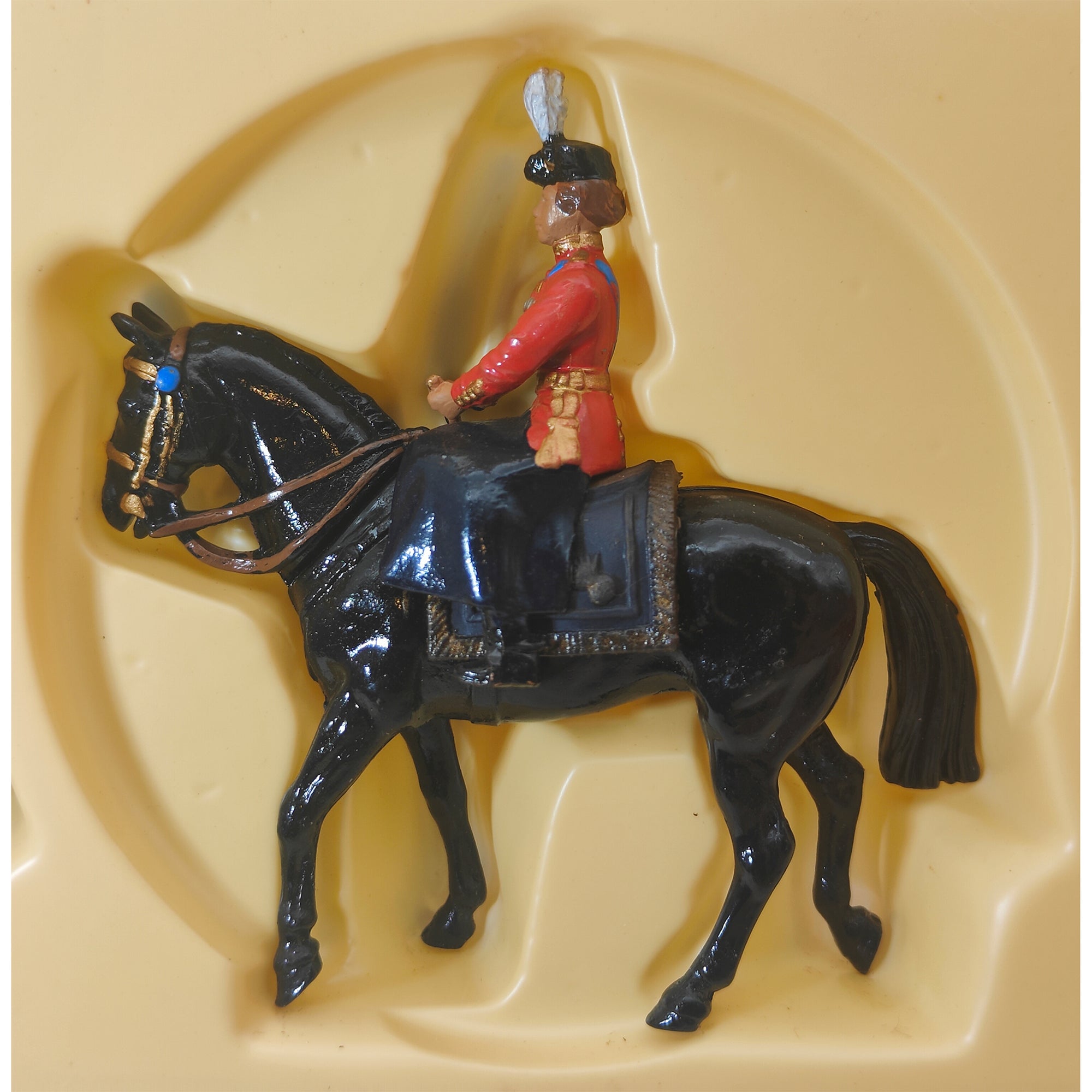 Britains Metal Models Her Majesty Queen Elizabeth Mounted Lifeguard And Horseguard 7233 1986