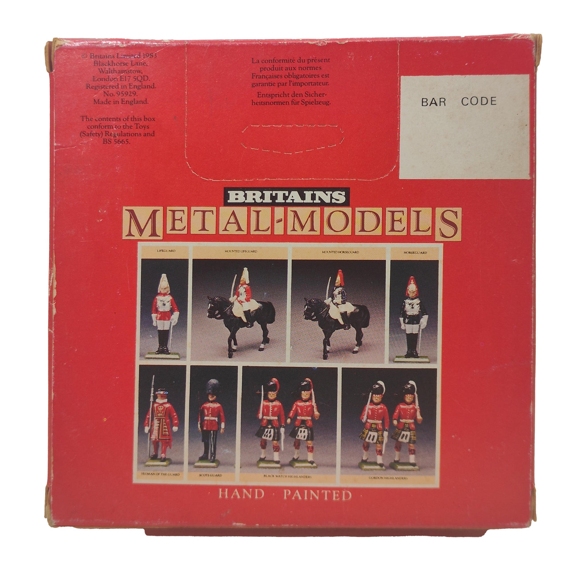 Britains Metal Models Royal Canadian Mounted Police 7234 1986 – Military, Britains, 5 cm, 1986, pre-owned collector piece, Uncanny Collectibles Dublin Ireland