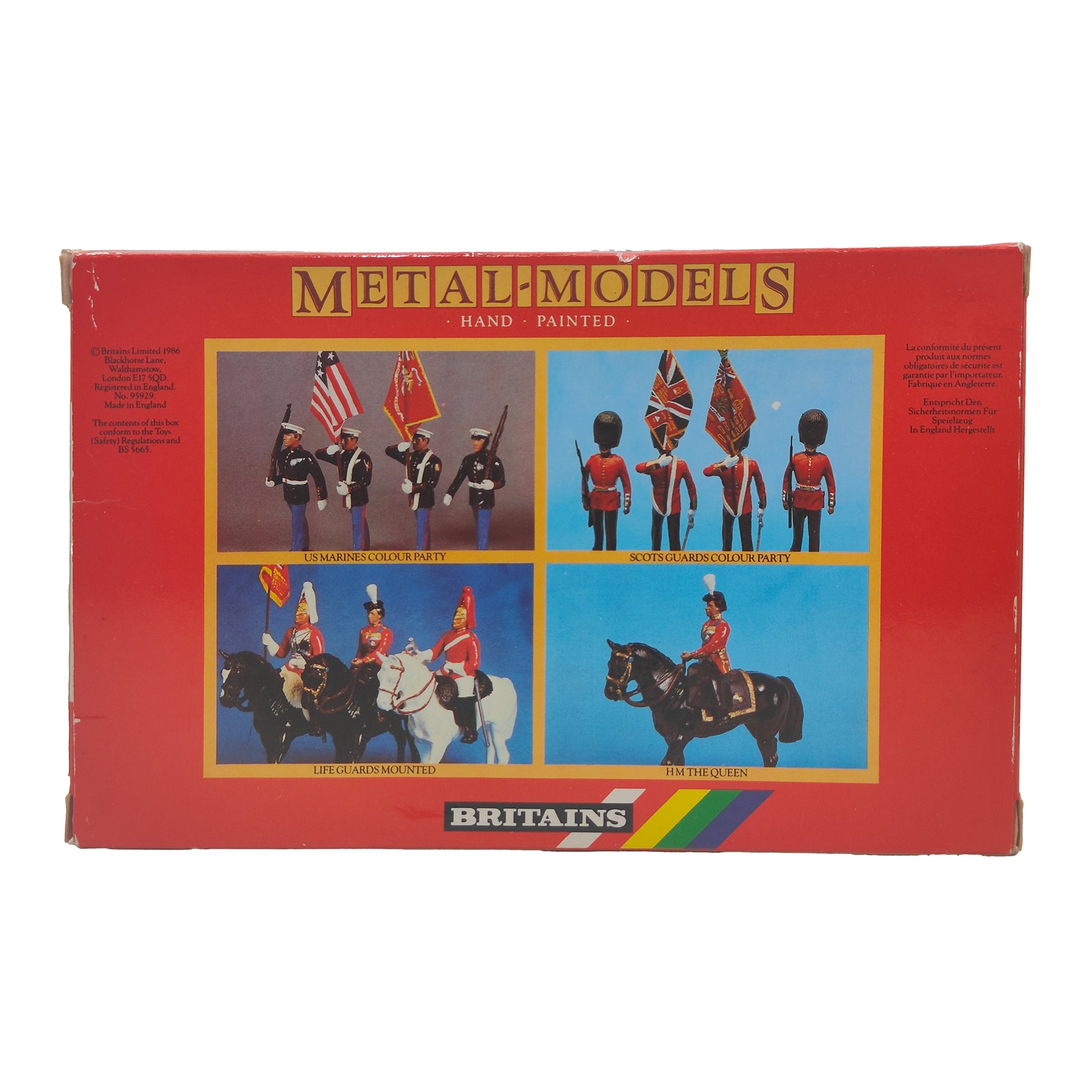 Britains Metal Models U.S. Air Force Colour Party 7307 1986 – Military, Britains, 5 cm, 1986, pre-owned collector piece, Uncanny Collectibles Dublin Ireland