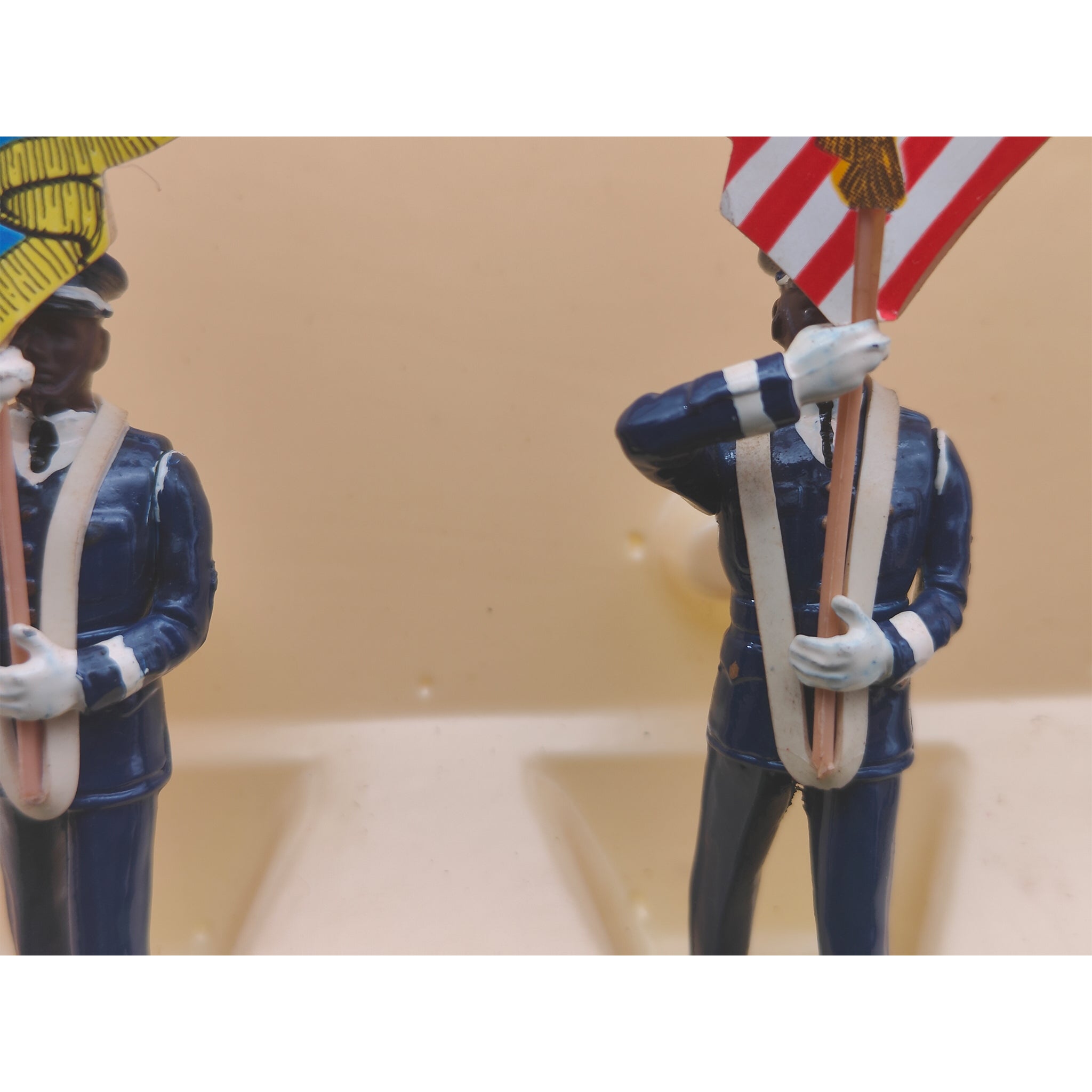 Britains Metal Models U.S. Air Force Colour Party 7307 1986 – Military, Britains, 5 cm, 1986, pre-owned collector piece, Uncanny Collectibles Dublin Ireland