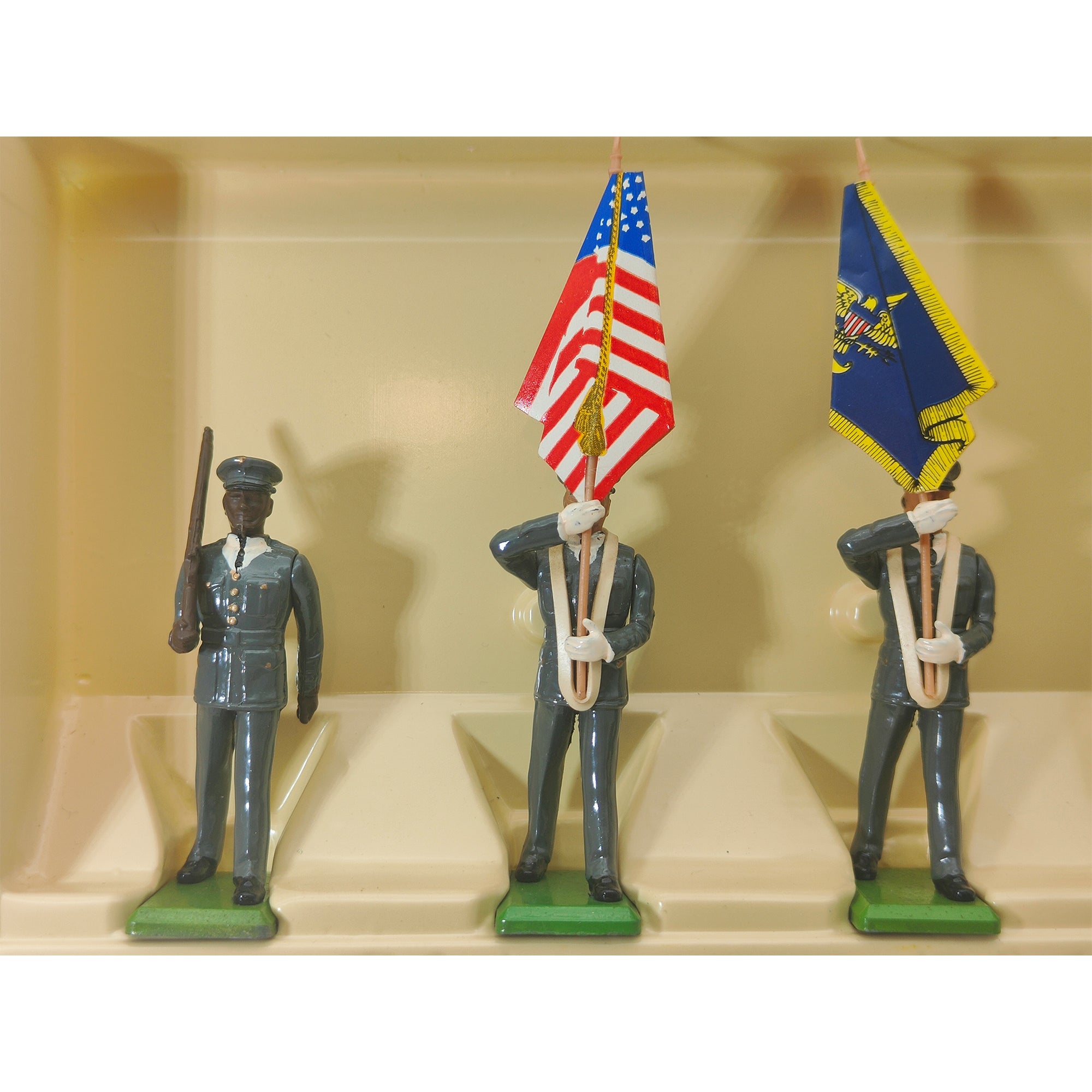 Britains Metal Models U.S. Army Colour Party 7306 1986