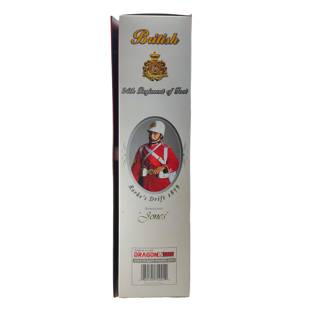 British 24th Regiment Of Foot Rorkes Drift 1879 Sergeant Jones  1:6 Dragon Models Action Figure 30cm – Military, Vintage Brands, 30 cm, 2003, pre-owned collector piece, Uncanny Collectibles Dublin Ireland