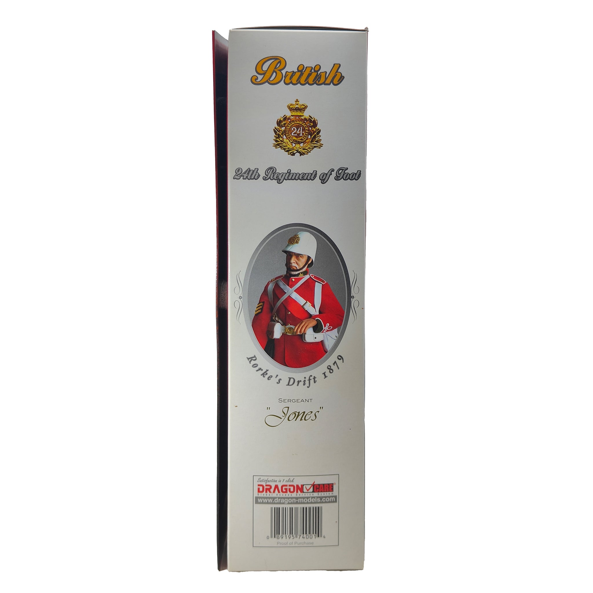 British 24th Regiment Of Foot Rorkes Drift 1879 Sergeant Jones  1:6 Dragon Models Action Figure 30cm – Military, Vintage Brands, 30 cm, 2003, pre-owned collector piece, Uncanny Collectibles Dublin Ireland