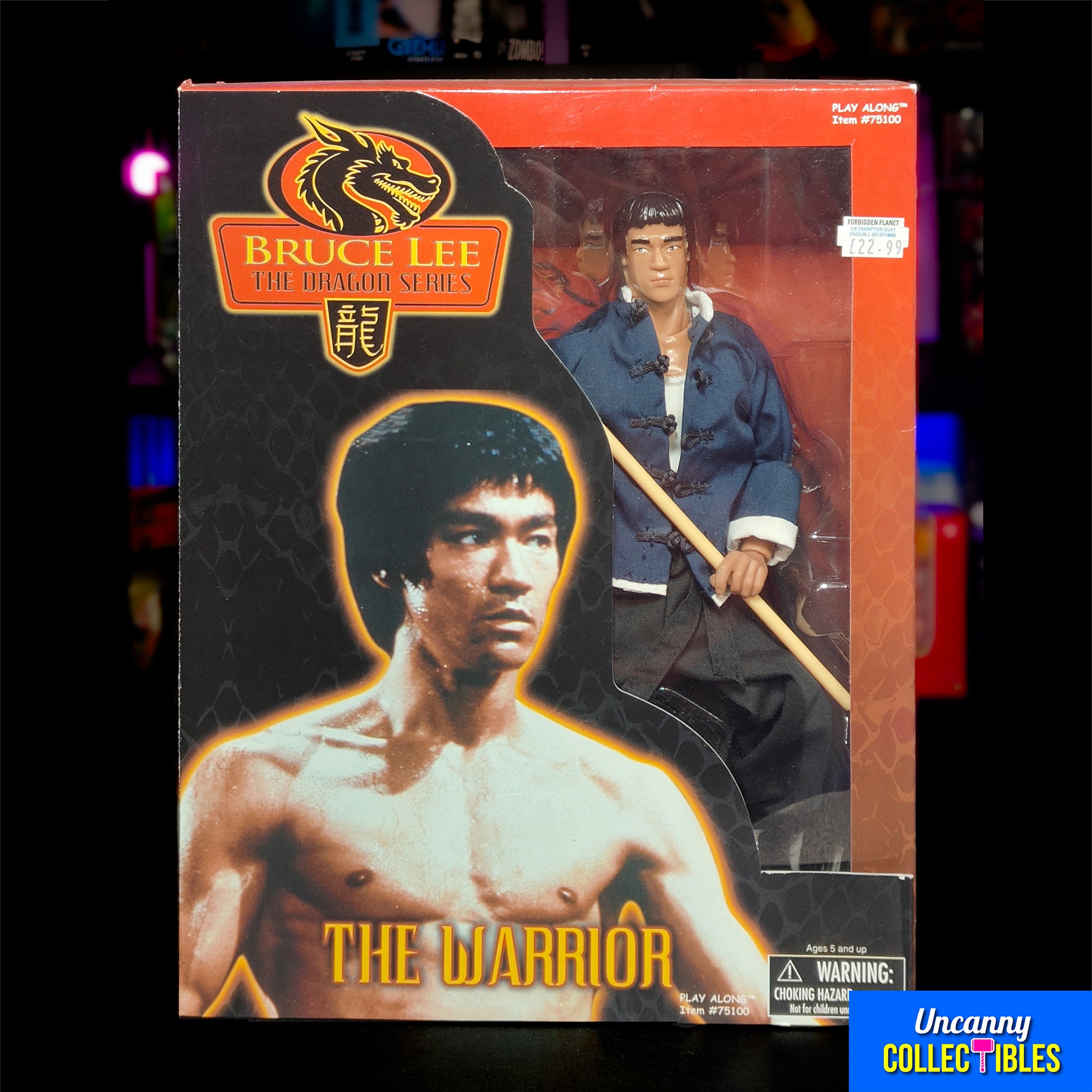 Bruce Lee Dragon Series  The Warrior Play Along Toys Action Figure 30cm