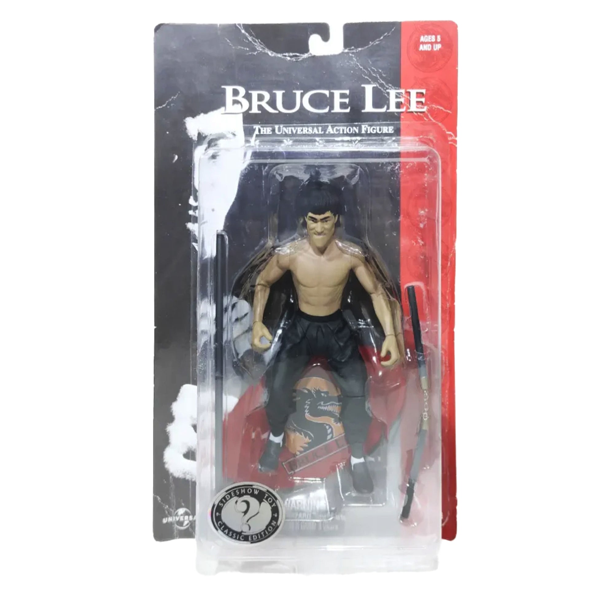Bruce Lee Sideshow Toys Universal Action Figure 1998 18cm – Movie Icons & Heroes, Sideshow Collectibles, 18 cm, 1998, brand new collector item, Uncanny Collectibles Dublin Ireland