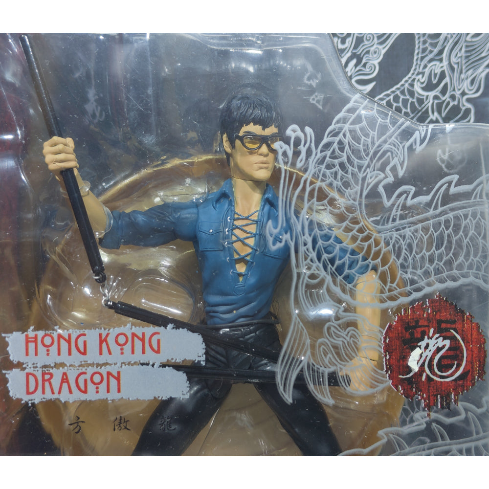 Bruce Lee The Dragon Lives Hong Kong Dragon 6-Inch Art Asylum Action Figure – Movie Icons & Heroes, Art Asylum, 15 cm, 2001, pre-owned collector piece, Uncanny Collectibles Dublin Ireland