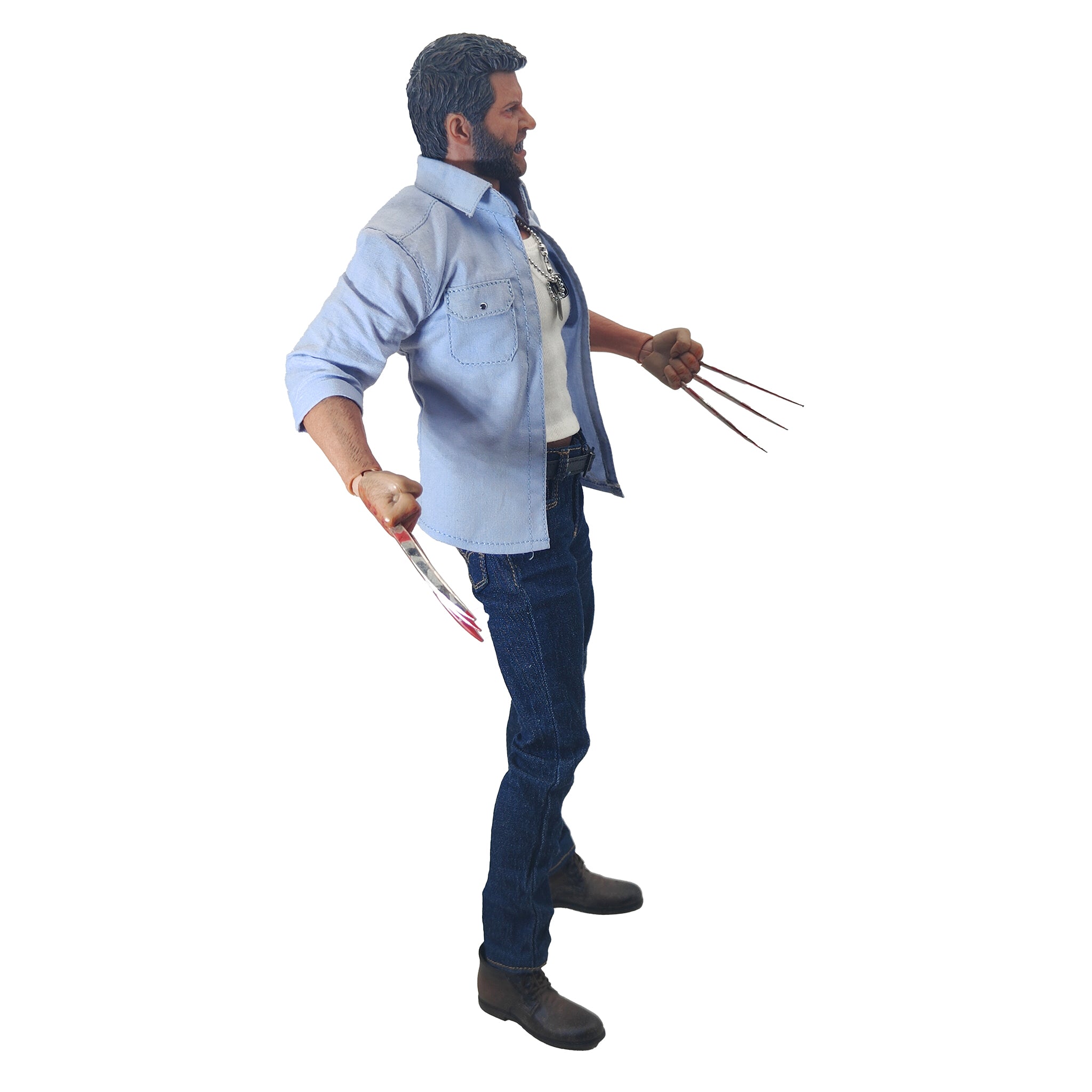 Burning Soul James Howlett Wolverine Logan 1/6 Scale Action Figure – X-Men, Vintage Brands, 30 cm, pre-owned collector piece, Uncanny Collectibles Dublin Ireland