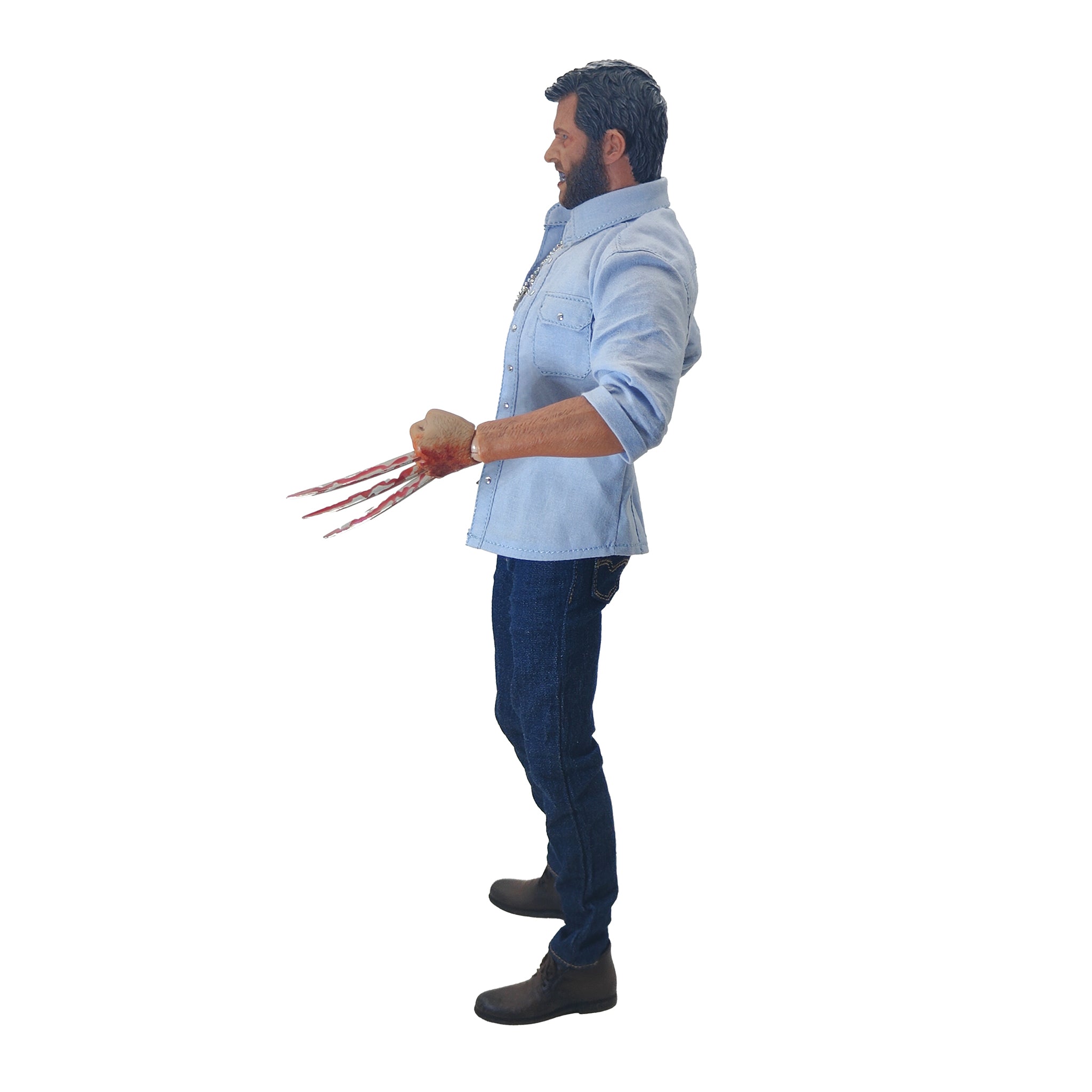 Burning Soul James Howlett Wolverine Logan 1/6 Scale Action Figure – X-Men, Vintage Brands, 30 cm, pre-owned collector piece, Uncanny Collectibles Dublin Ireland