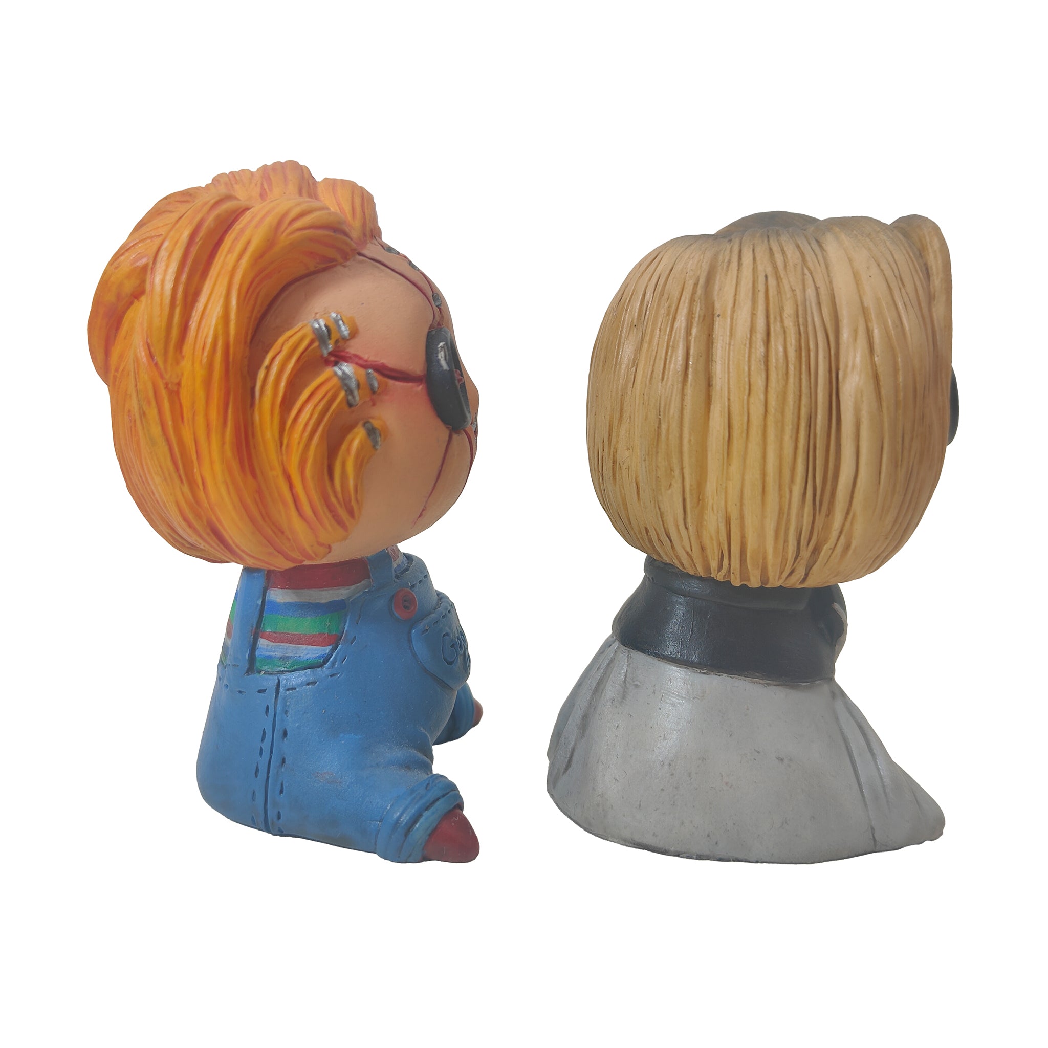 Button Eye Horror Doll and Bride Resin Figure Set AE Treasures Handmade Fan Art – photo 3 of 8
