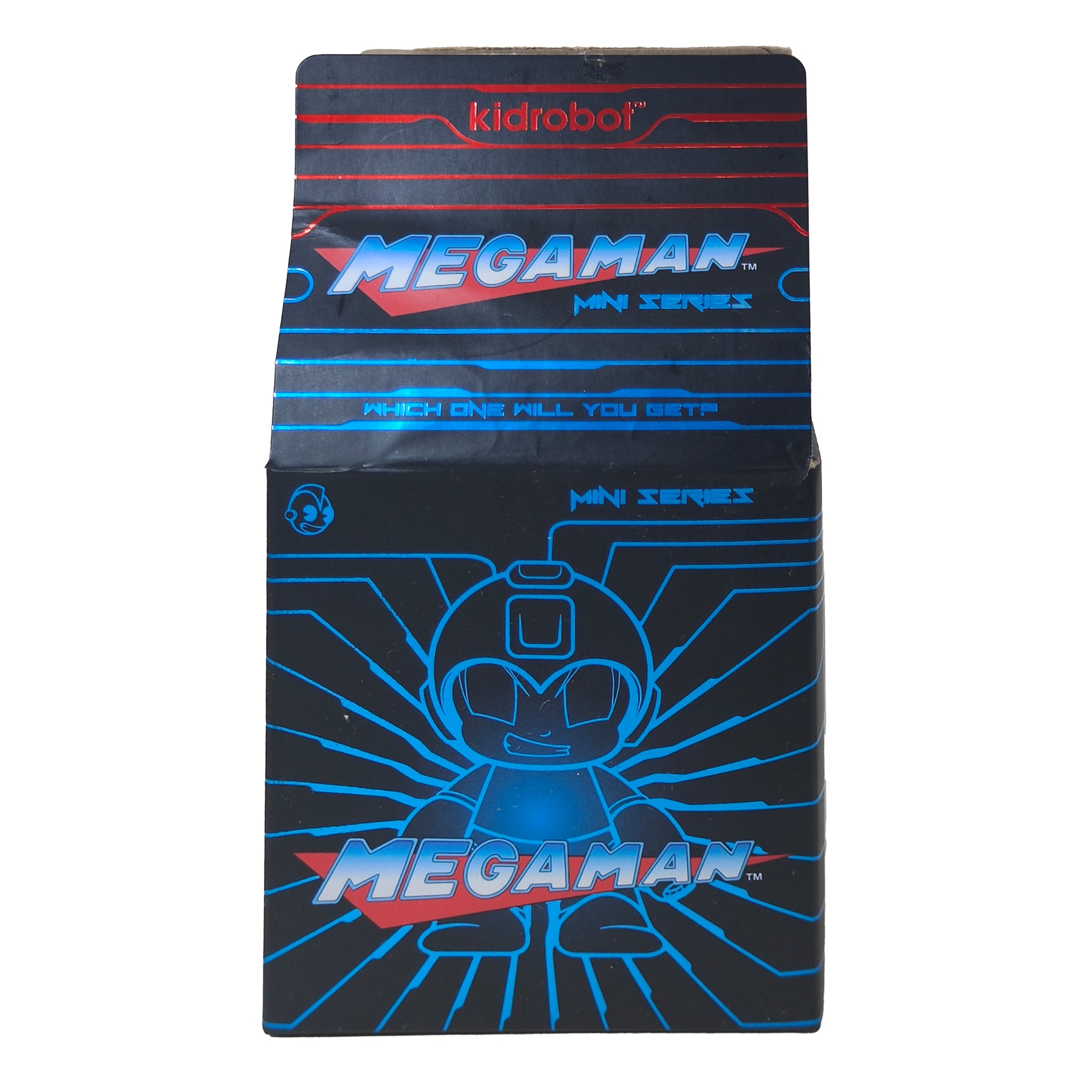 Capcom Megaman Metallic Red Kidrobot Mini Figure 2016  7cm – Video Game Characters, NECA, 7 cm, 2016, pre-owned collector piece, Uncanny Collectibles Dublin Ireland