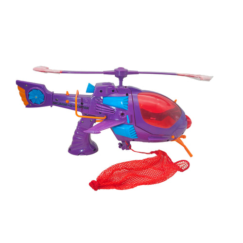 Captain Planet Skumm O Copter Tiger Toys Vehicle Boxed 1991 – TV Icons & Heroes, Vintage Brands, 30 cm, 1991, pre-owned collector piece, Uncanny Collectibles Dublin Ireland