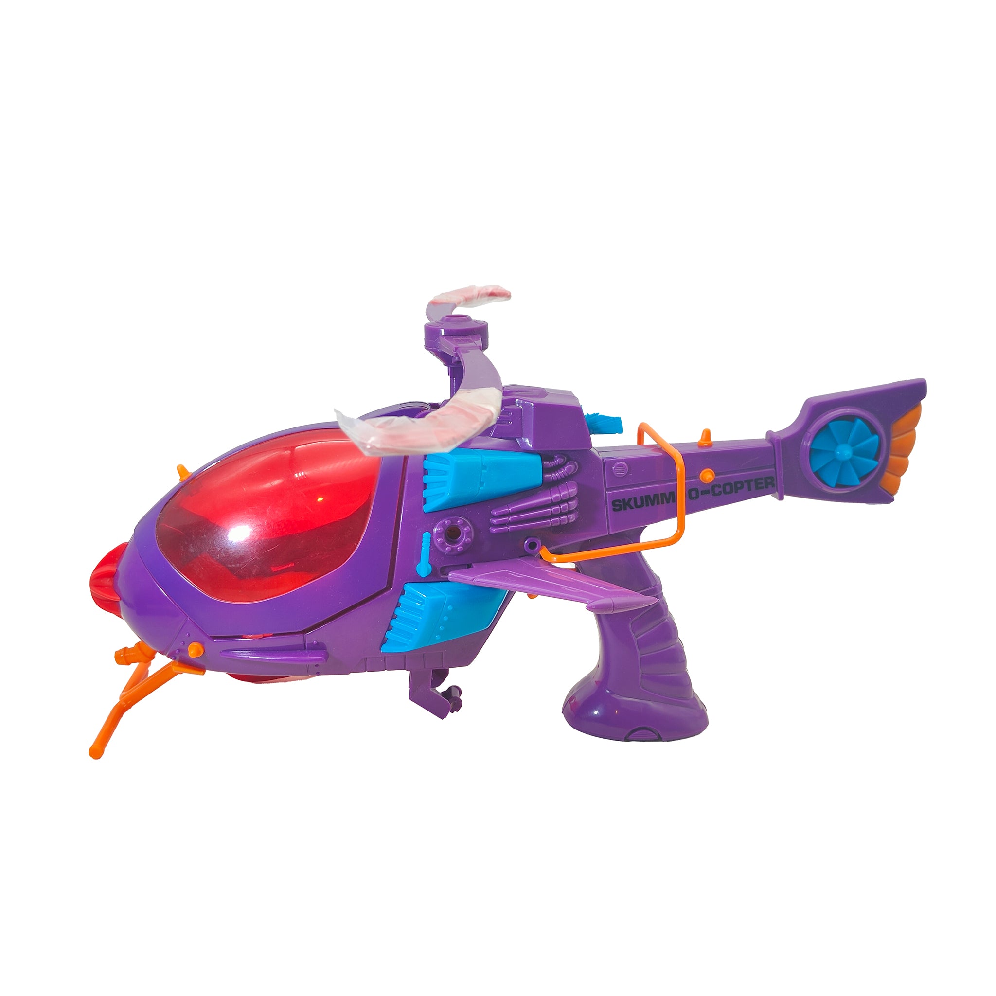 Captain Planet Skumm O Copter Tiger Toys Vehicle Boxed 1991 – TV Icons & Heroes, Vintage Brands, 30 cm, 1991, pre-owned collector piece, Uncanny Collectibles Dublin Ireland