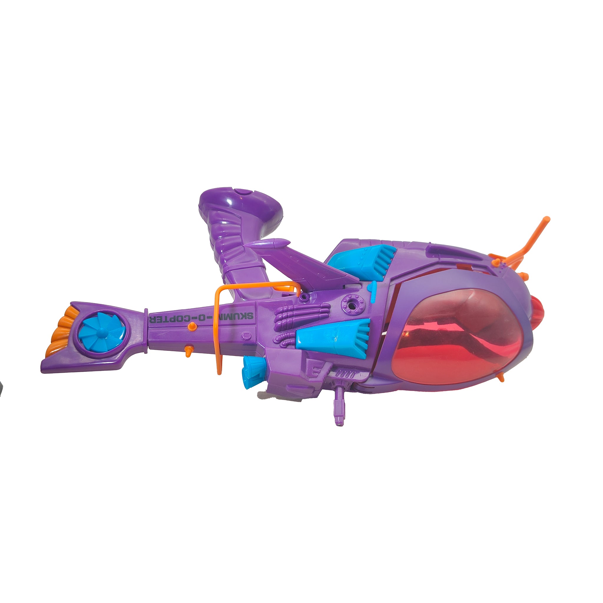 Captain Planet Skumm O Copter Tiger Toys Vehicle Boxed 1991 – TV Icons & Heroes, Vintage Brands, 30 cm, 1991, pre-owned collector piece, Uncanny Collectibles Dublin Ireland