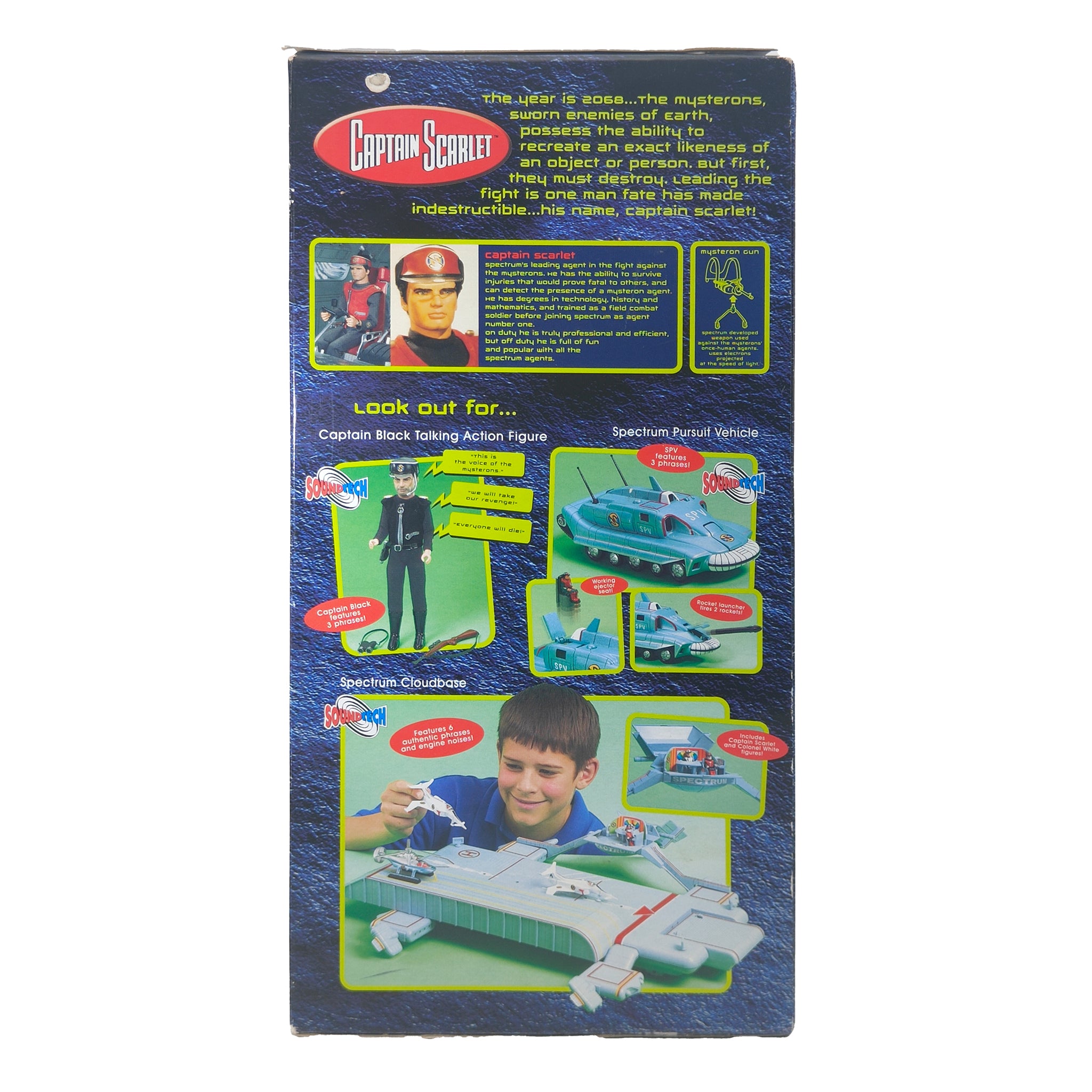 Captain Scarlet  Talking Action Figure  Vivid Imaginations Gerry Anderson 2001 30 cm – Gerry Anderson Universe, Vivid Imaginations, 30 cm, 2001, pre-owned collector piece, Uncanny Collectibles Dublin Ireland