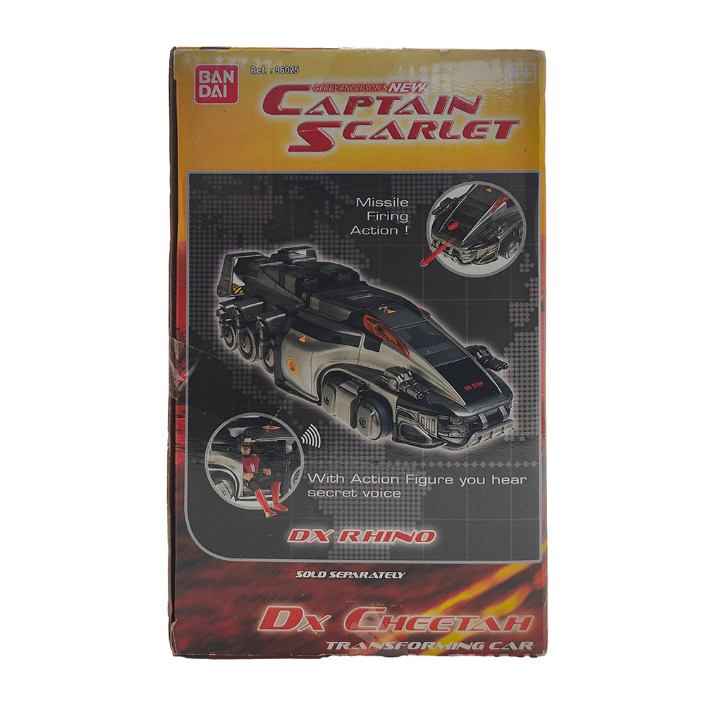 Captain Scarlet Dx Cheetah Transforming Car With Sound Bandai 2006 Gerry Anderson 96025 – Gerry Anderson Universe, Bandai, 35 cm, 2006, pre-owned collector piece, Uncanny Collectibles Dublin Ireland