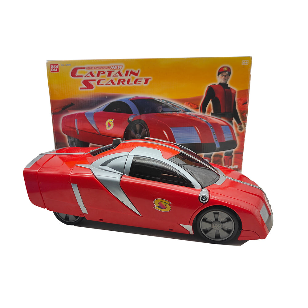 Captain Scarlet Dx Cheetah Transforming Car With Sound Bandai 2006 Gerry Anderson 96025 – Gerry Anderson Universe, Bandai, 35 cm, 2006, pre-owned collector piece, Uncanny Collectibles Dublin Ireland