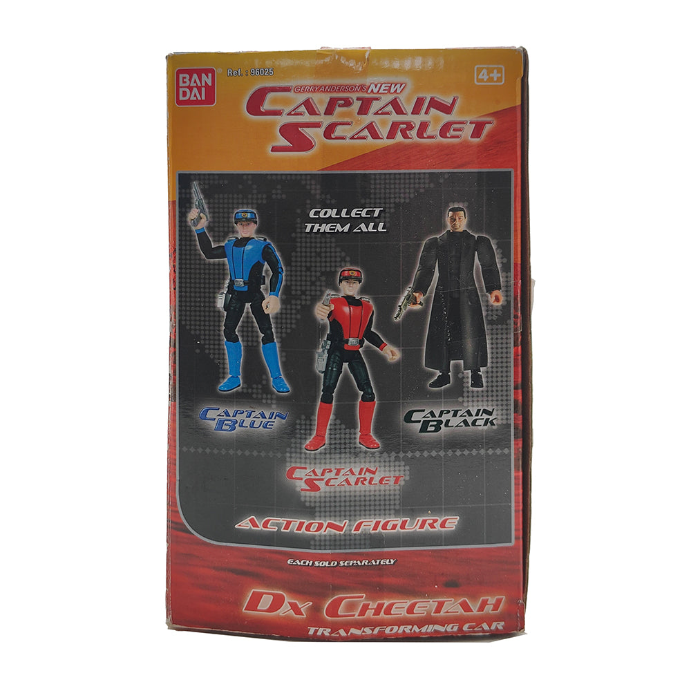Captain Scarlet Dx Cheetah Transforming Car With Sound Bandai 2006 Gerry Anderson 96025 – Gerry Anderson Universe, Bandai, 35 cm, 2006, pre-owned collector piece, Uncanny Collectibles Dublin Ireland