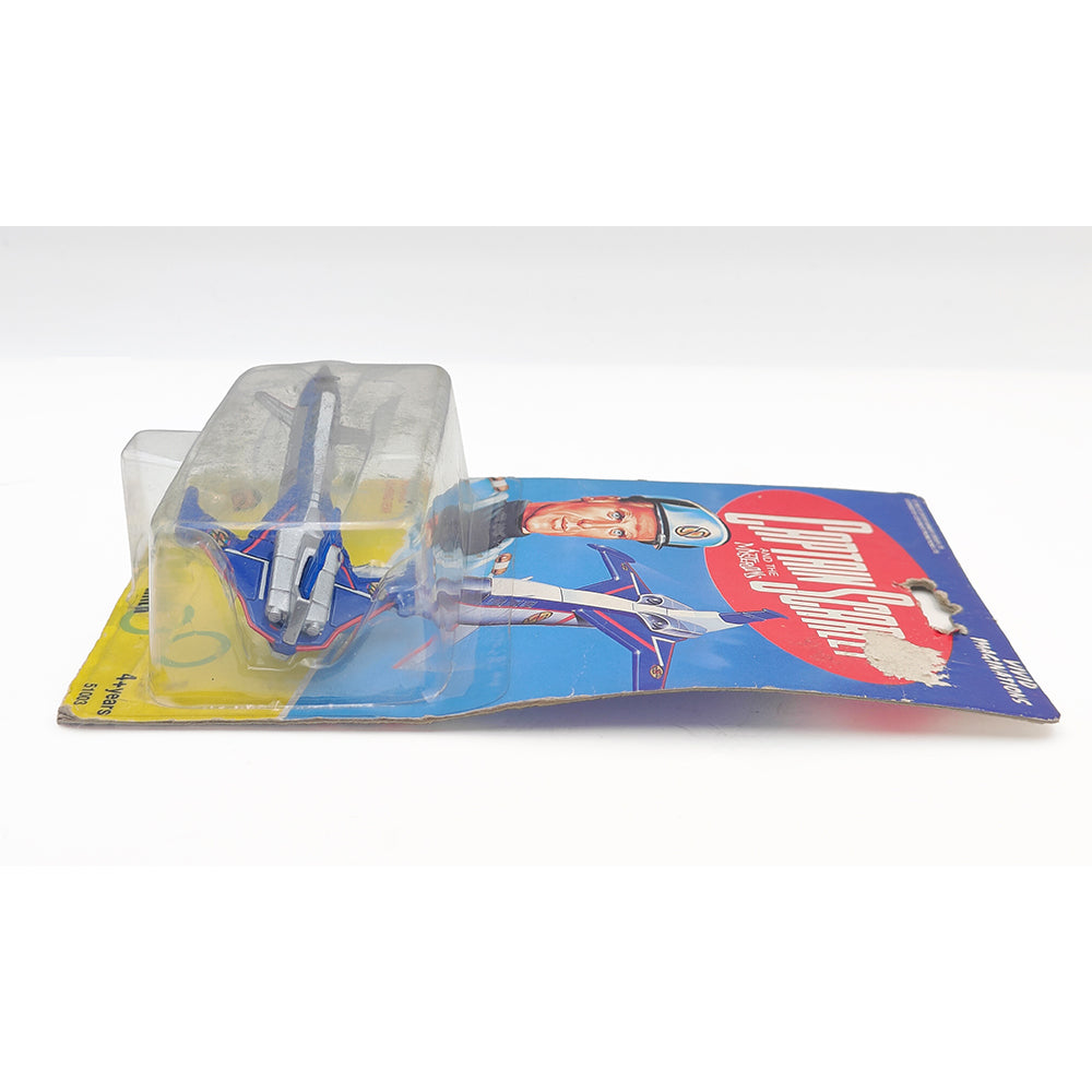 Captain Scarlet Spectrum Jet Liner diecast vehicle by Vivid Imaginations 1993, 10cm long official Gerry Anderson collectible factory sealed in used packaging