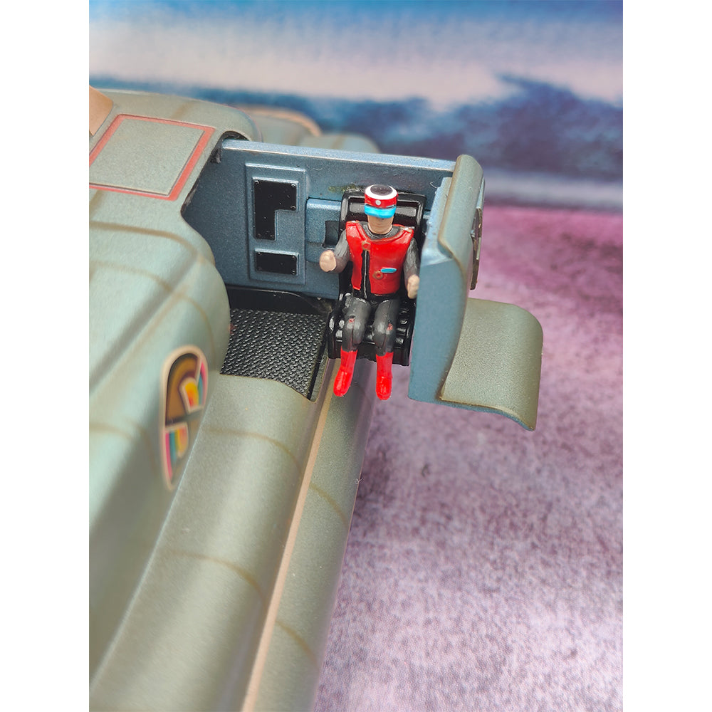 Captain Scarlet Spectrum Pursuit Vehicle SPV diecast by Product Enterprise, 18cm long official Gerry Anderson collectible in used condition with original box