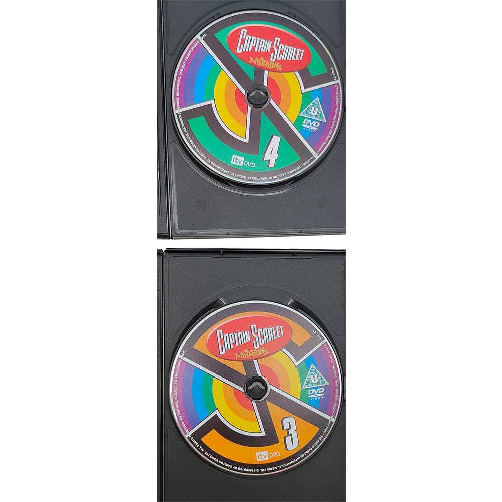 Captain Scarlet & The Mysterons Complete Series DVD Box Set by ITV Studios 2004, 6-disc collection with all 32 episodes in used condition"
