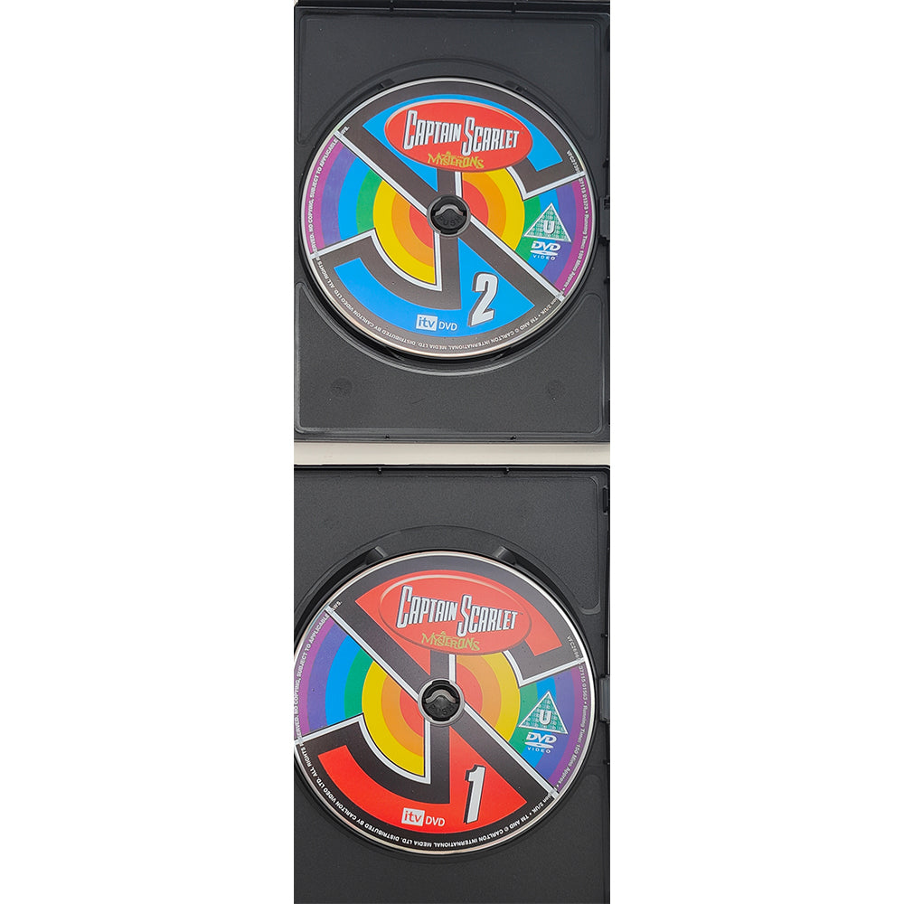 Captain Scarlet & The Mysterons Complete Series DVD Box Set by ITV Studios 2004, 6-disc collection with all 32 episodes in used condition"