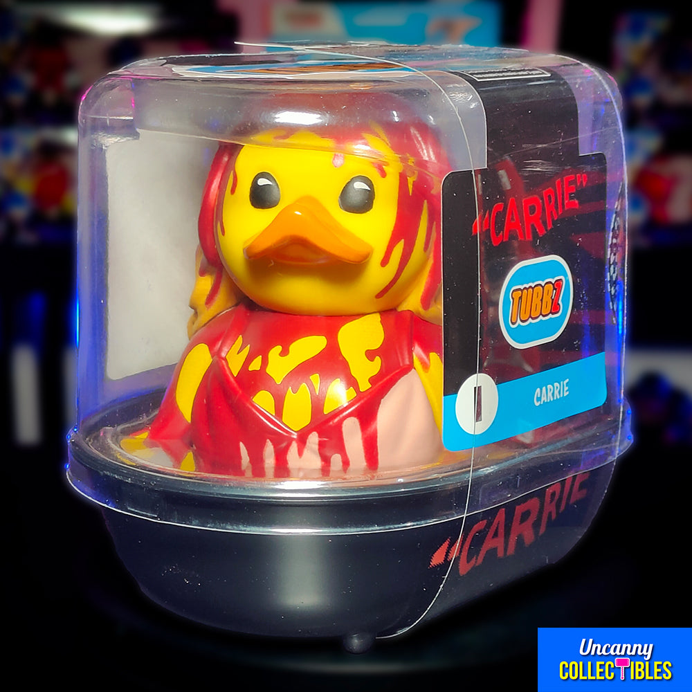 Carrie #1 Tubbz First Edition Cosplaying Duck Collectible – Horror, Numskull, 10 cm, 2024, brand new collector item, Uncanny Collectibles Dublin Ireland