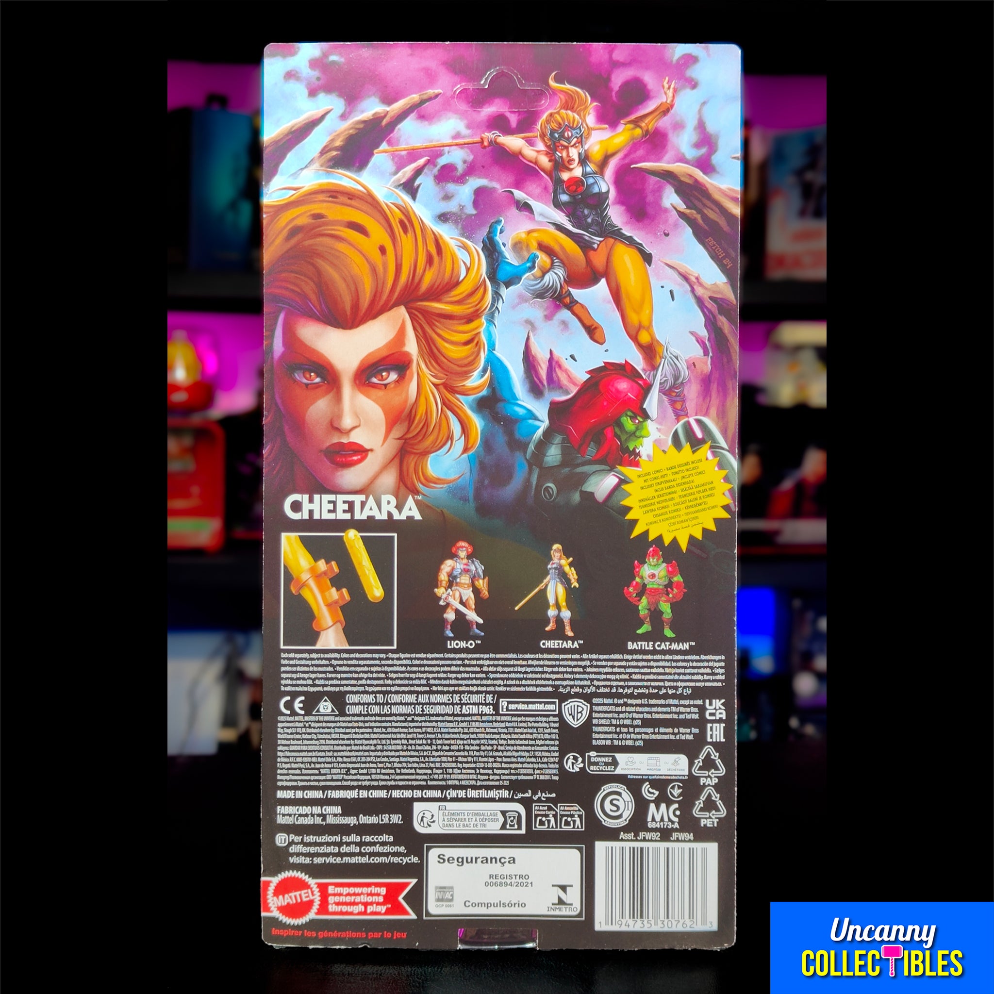 Cheetara Masters of the Universe x ThunderCats Mattel Action Figure 14 cm – Thundercats, Mattel, 14 cm, 2025, brand new collector item, Uncanny Collectibles Dublin Ireland