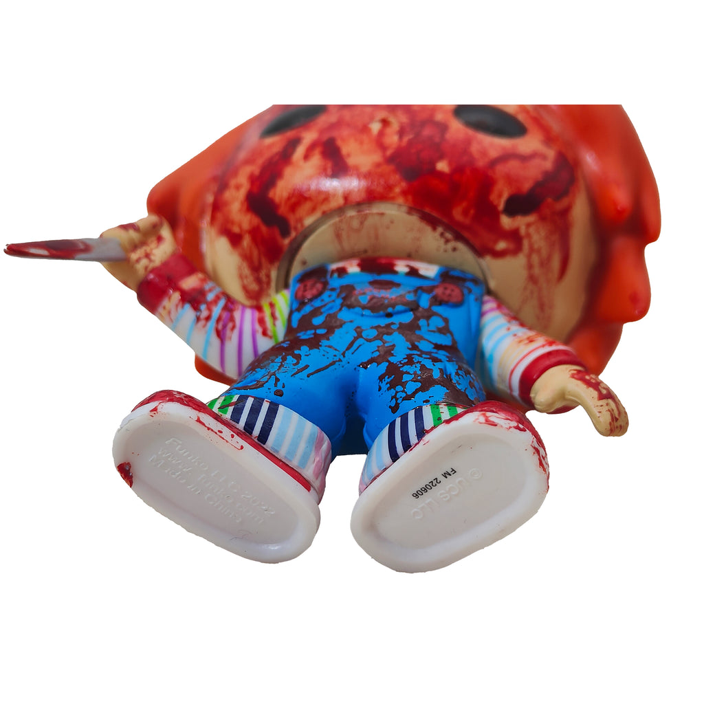 Child's Play 2 Chucky Custom Bloody Funko Pop 56 Vinyl Figure