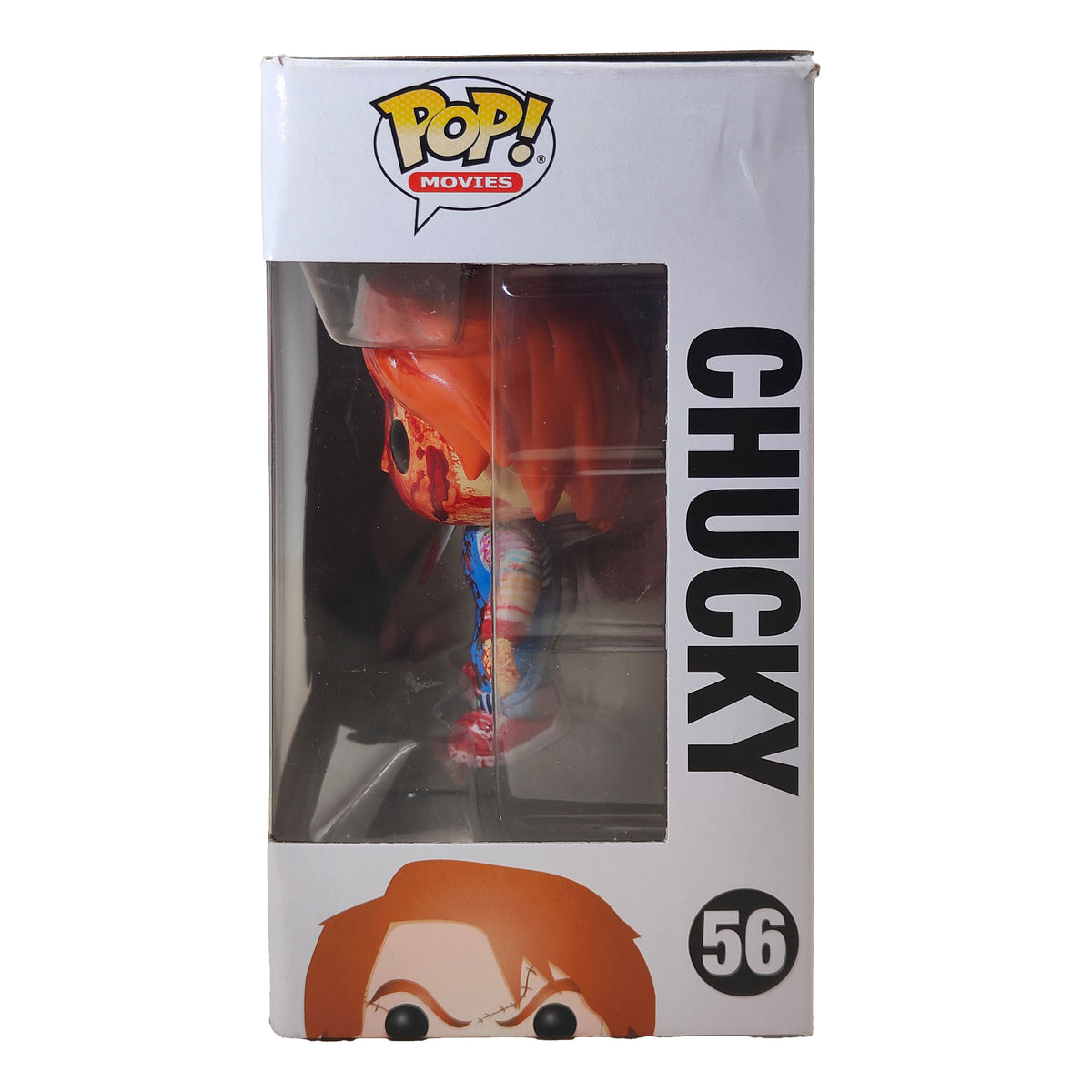 Child's Play 2 Chucky Custom Bloody Funko Pop 56 Vinyl Figure