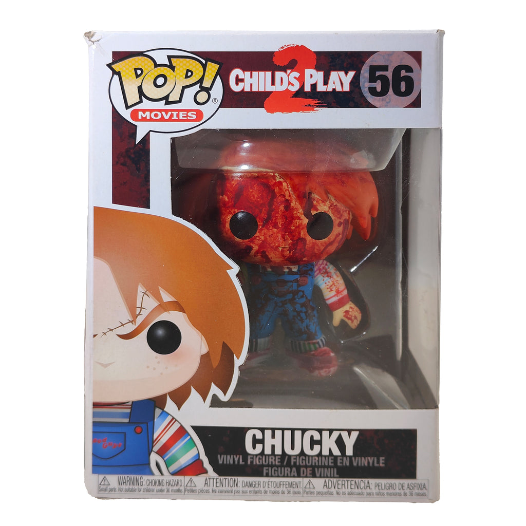 Child's Play 2 Chucky Custom Bloody Funko Pop 56 Vinyl Figure