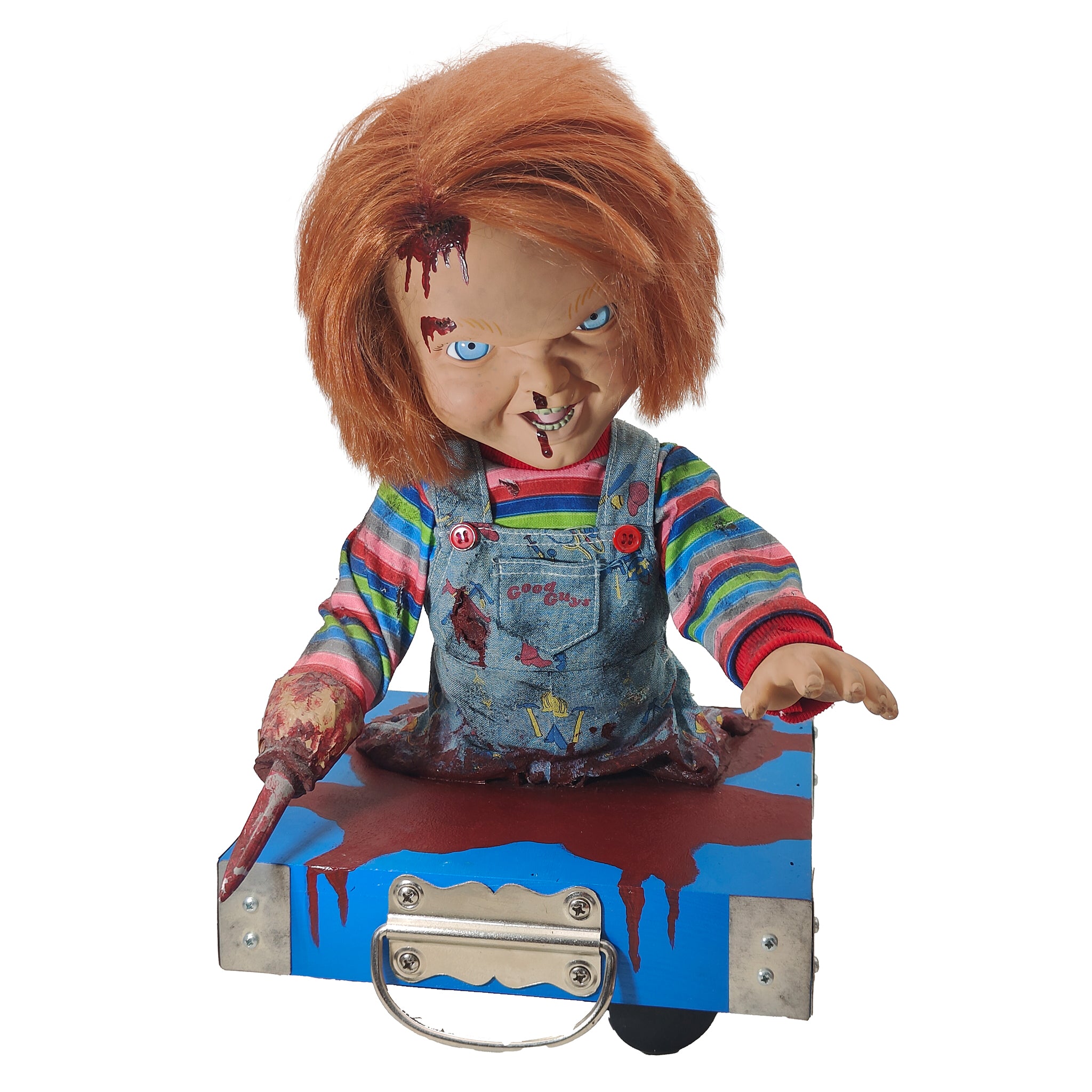 Child's Play 2 Chucky Custom Factory Cart Prop Replica Mega Scale Figure