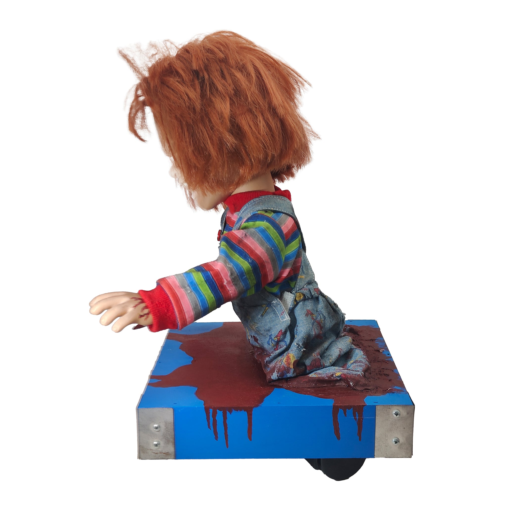 Child's Play 2 Chucky Custom Factory Cart Prop Replica Mega Scale Figure