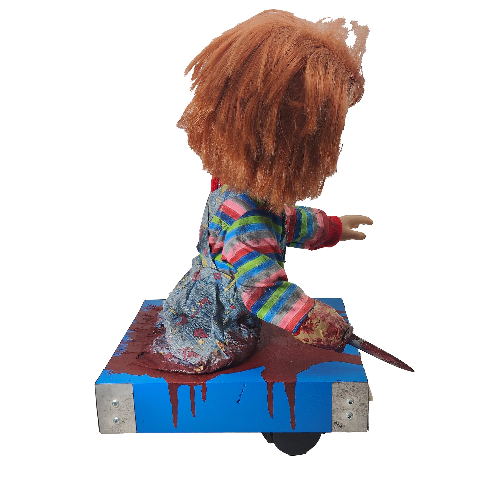 Child's Play 2 Chucky Custom Factory Cart Prop Replica Mega Scale Figure