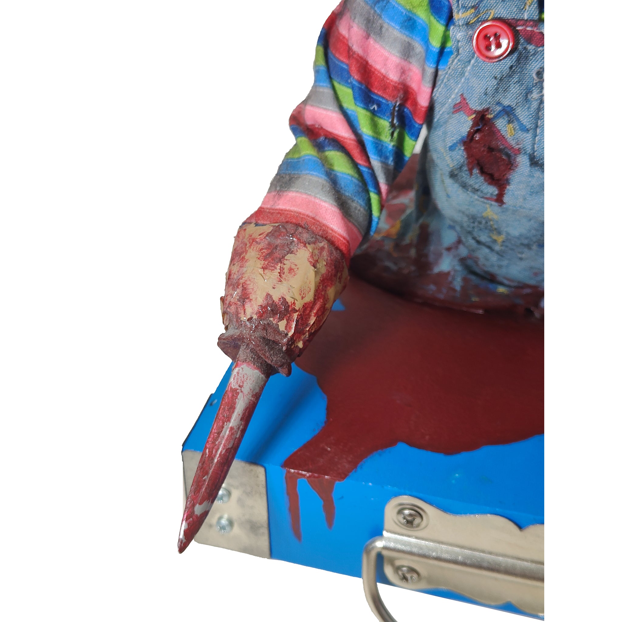 Child's Play 2 Chucky Custom Factory Cart Prop Replica Mega Scale Figure