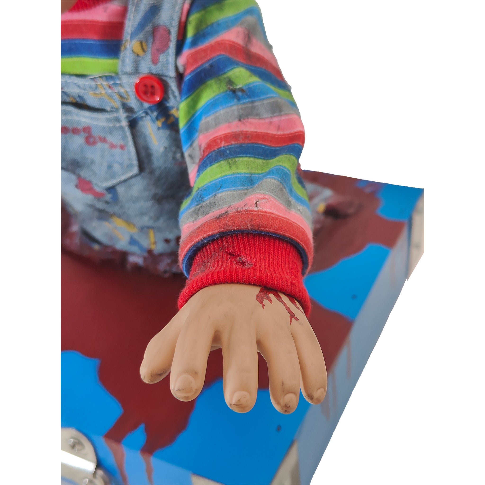 Child's Play 2 Chucky Custom Factory Cart Prop Replica Mega Scale Figure