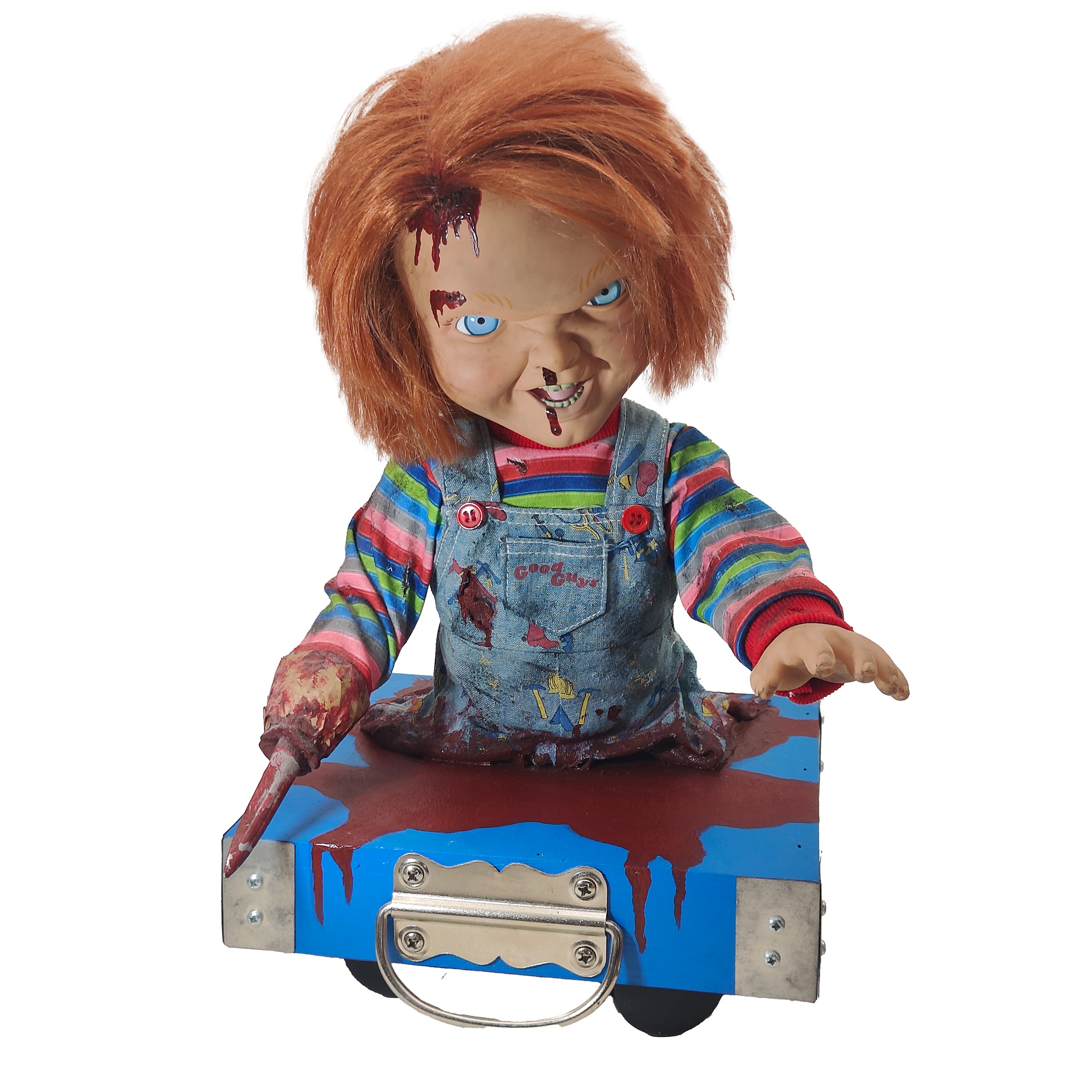 Child's Play 2 Chucky Custom Factory Cart Prop Replica Mega Scale Figure