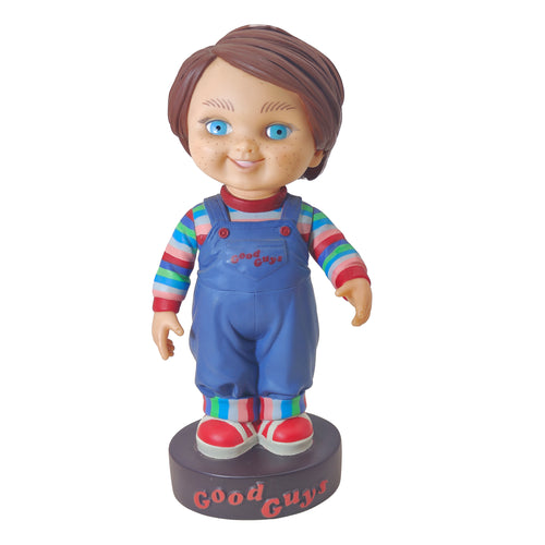 Child's Play 2 Chucky Good Guy Dream Rush Coin Bank 2007 Japan Import, 22cm, Polyresin with weighted base, pre-owned