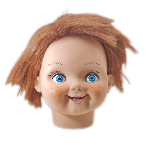 Child's Play 2 Chucky Good Guy Trick or Treat Studios Life Size Spare Head, 18cm, pre-owned