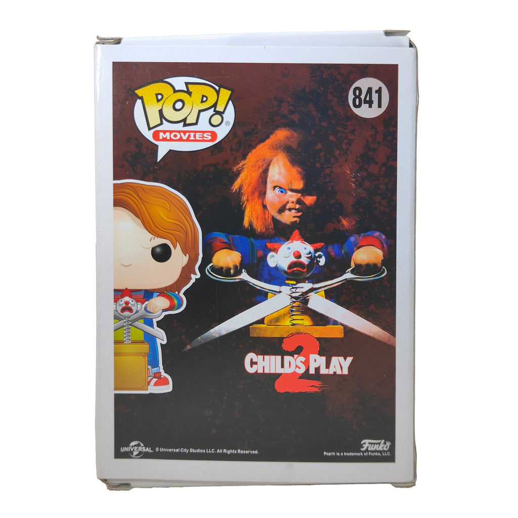 Child's Play 2 Chucky With Scissors and Jack in the Box Funko Pop 841