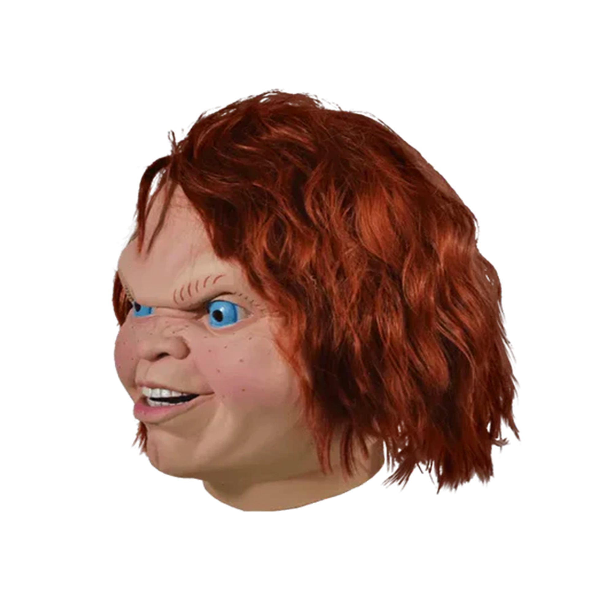 Childs Play 2 Evil Chucky Trick or Treat Studios Full Head Latex Mask – Child's Play, Trick or Treat Studios, 35 cm, 2023, brand new collector item, Uncanny Collectibles Dublin Ireland