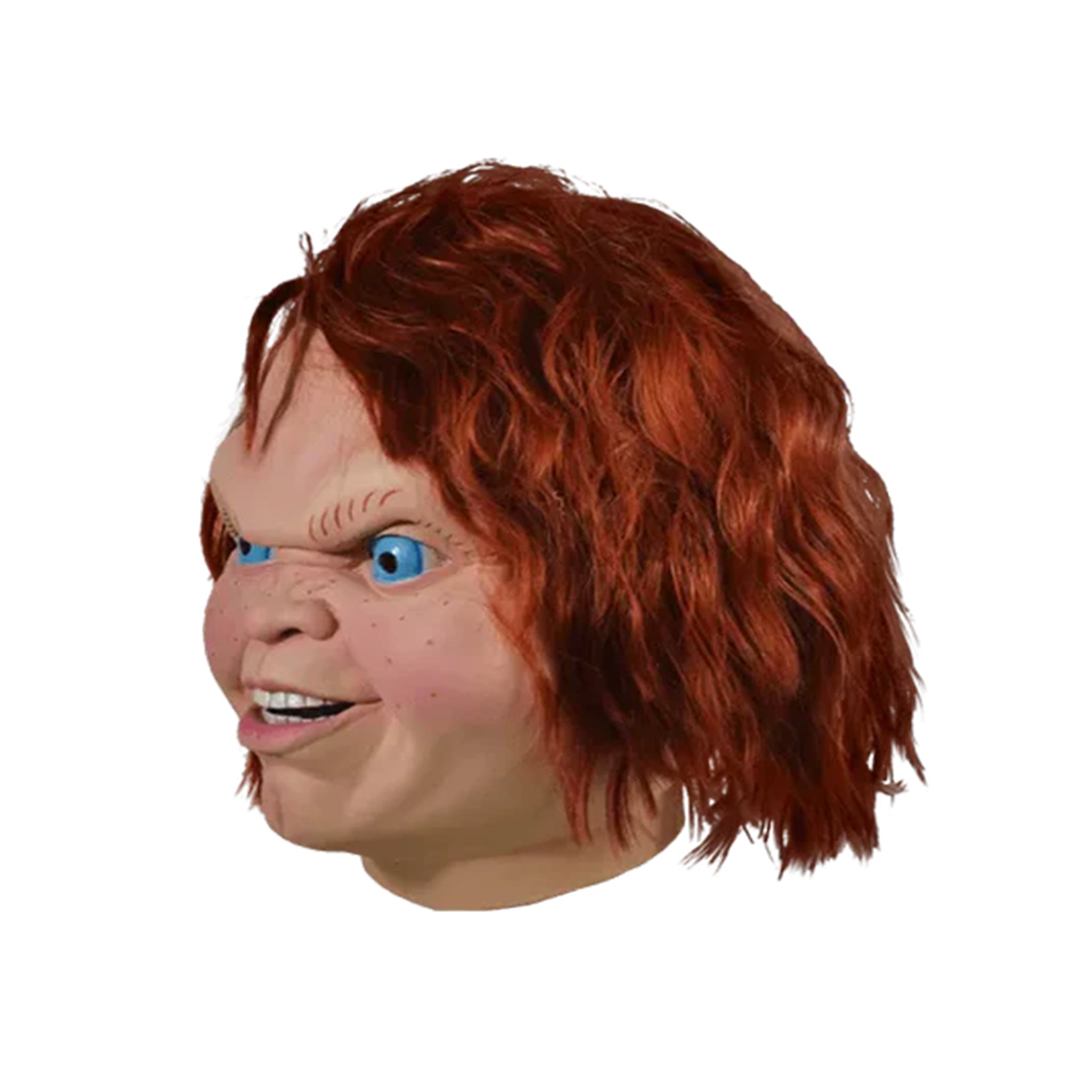 Childs Play 2 Evil Chucky Trick or Treat Studios Full Head Latex Mask – Child's Play, Trick or Treat Studios, 35 cm, 2023, brand new collector item, Uncanny Collectibles Dublin Ireland