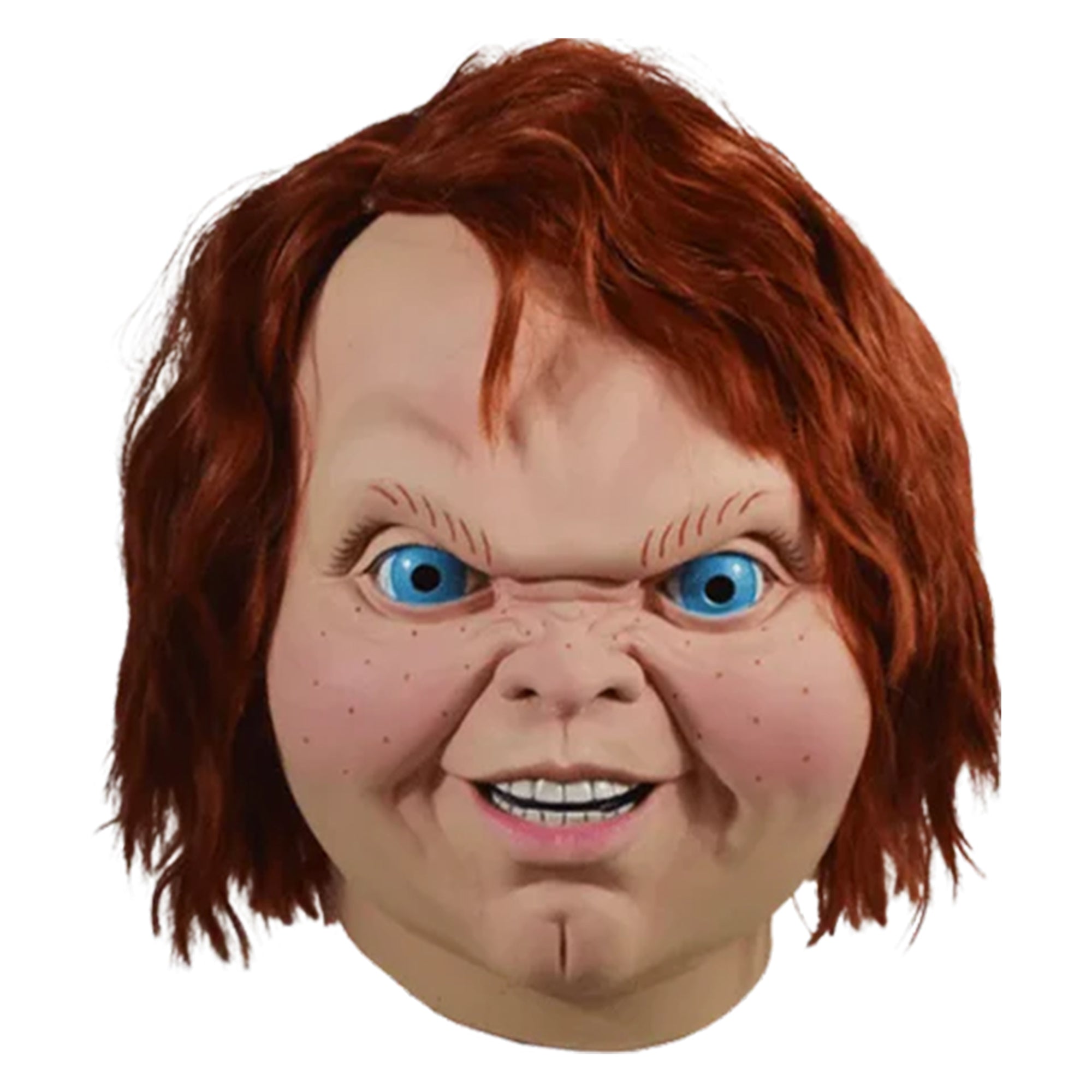 Childs Play 2 Evil Chucky Trick or Treat Studios Full Head Latex Mask – Child's Play, Trick or Treat Studios, 35 cm, 2023, brand new collector item, Uncanny Collectibles Dublin Ireland