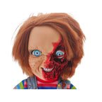 Child's Play 3 Pizza Face Chucky Mezco Mega Scale Talking Figure