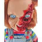 Child's Play 3 Pizza Face Chucky Mezco Mega Scale Talking Figure