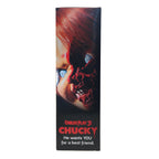 Child's Play 3 Pizza Face Chucky Mezco Mega Scale Talking Figure