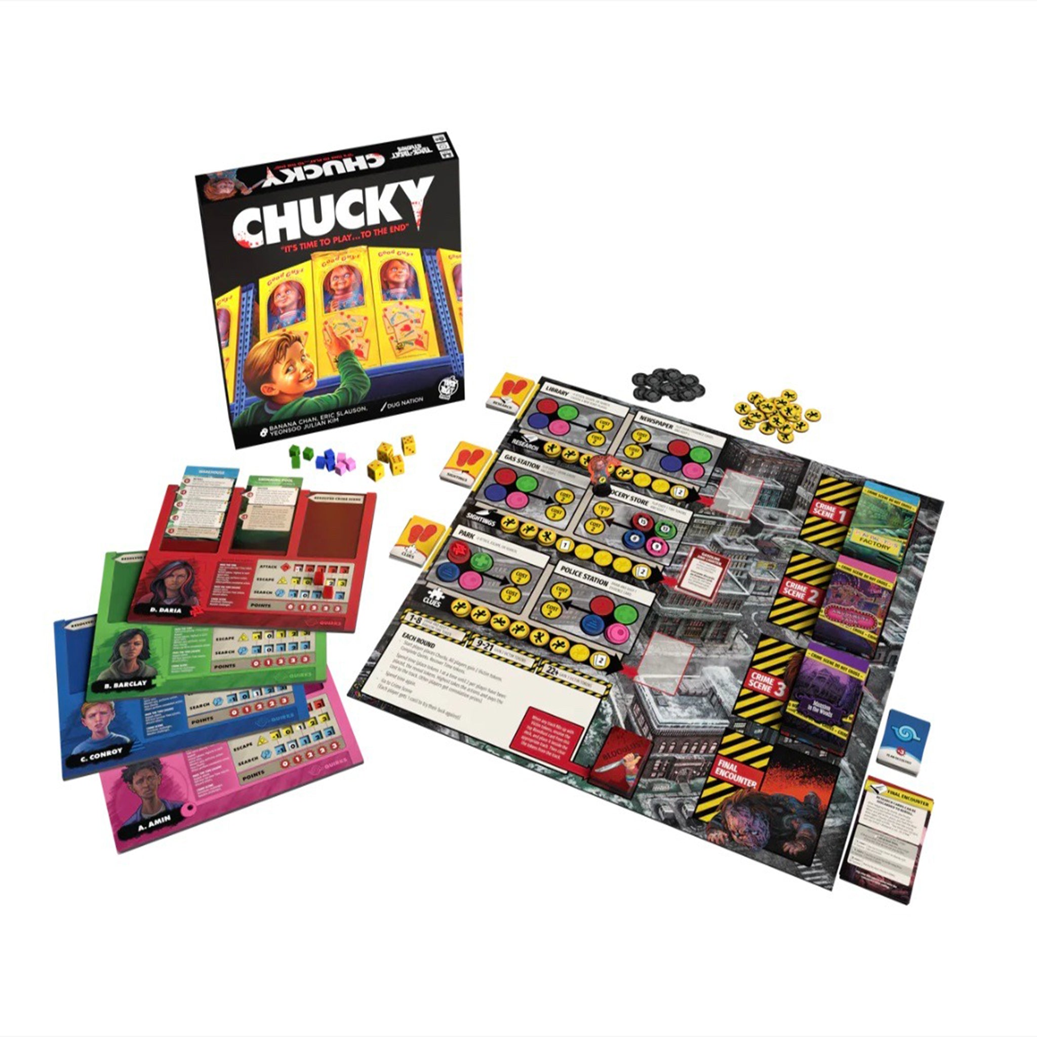 Childs Play Chucky Board Game Trick Or Treat Studios – Child's Play, Trick or Treat Studios, -, 2023, brand new collector item, Uncanny Collectibles Dublin Ireland