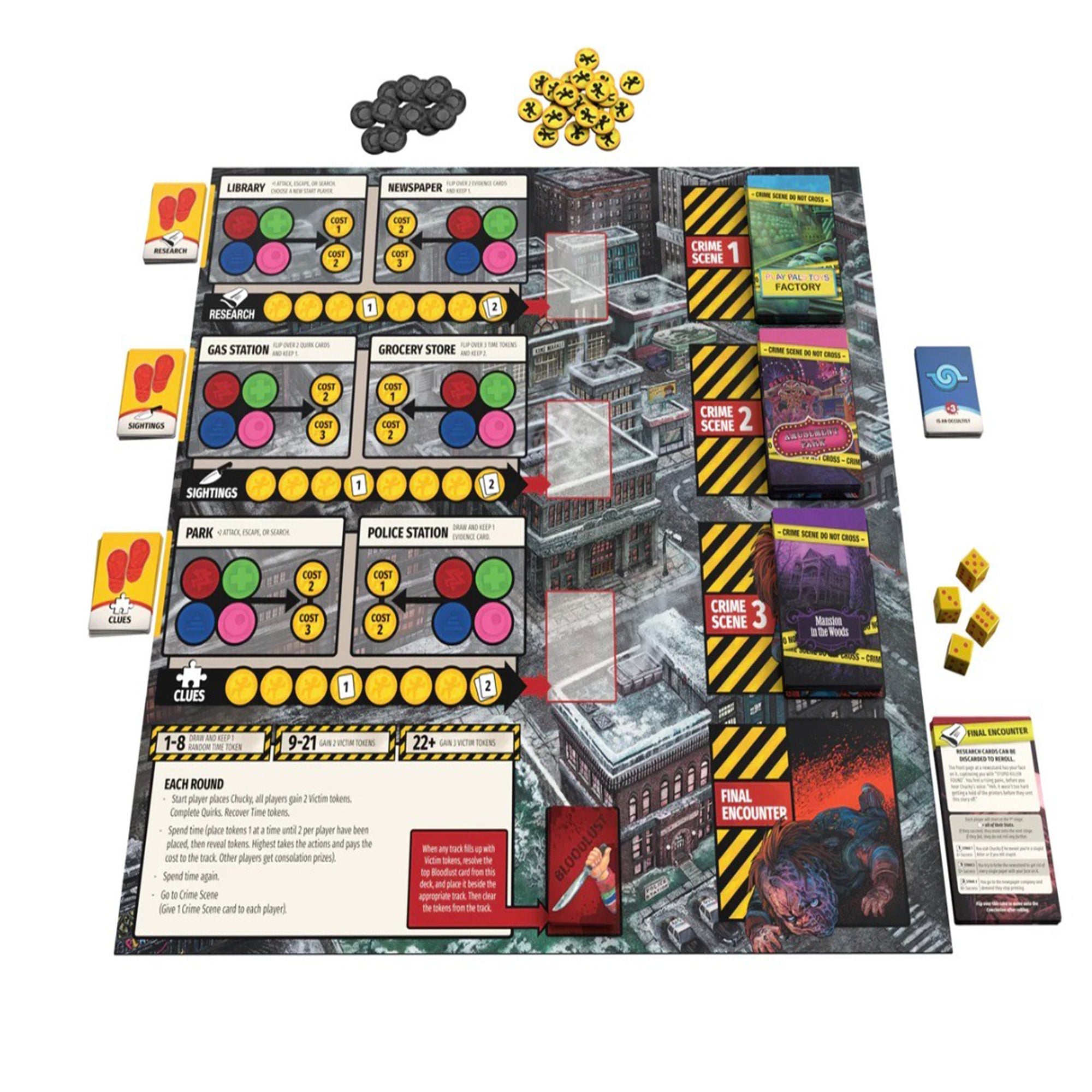 Childs Play Chucky Board Game Trick Or Treat Studios – Child's Play, Trick or Treat Studios, -, 2023, brand new collector item, Uncanny Collectibles Dublin Ireland